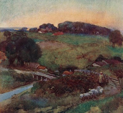 Illustration für Das verlassene Dorf von Oliver Goldsmith von William Lee Hankey