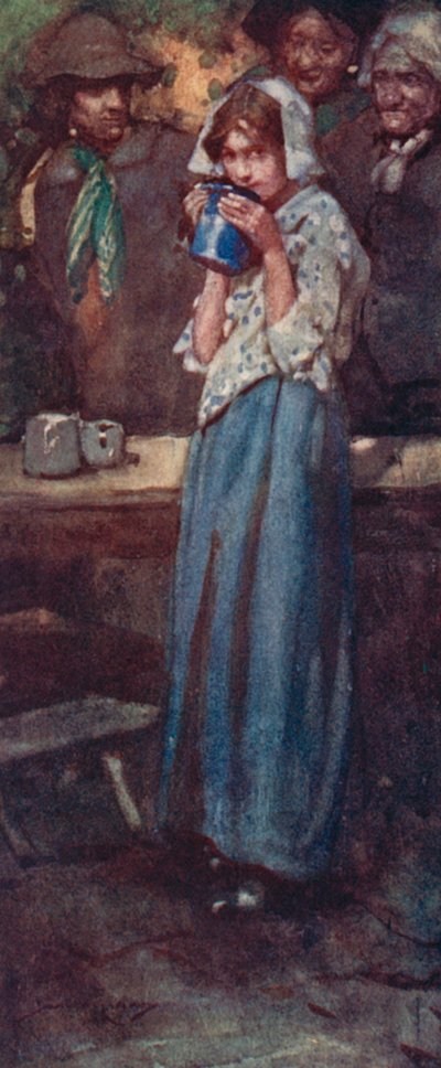 Illustration für Das verlassene Dorf von Oliver Goldsmith von William Lee Hankey