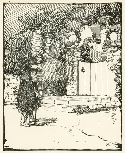 Illustration für The Deserted Village von Oliver Goldsmith von William Lee Hankey