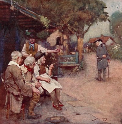 Illustration für The Deserted Village von Oliver Goldsmith von William Lee Hankey