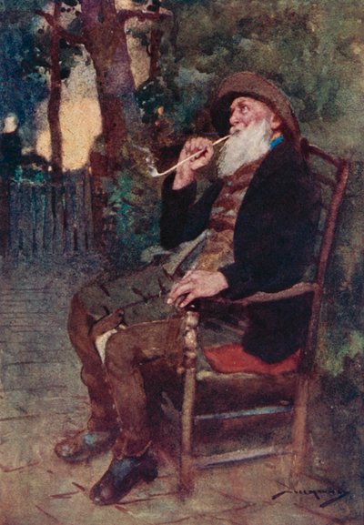 Illustration für The Deserted Village von Oliver Goldsmith von William Lee Hankey