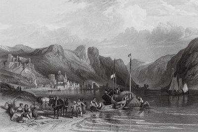 Bacharach am Rhein (Stich) von William Leighton (after) Leitch