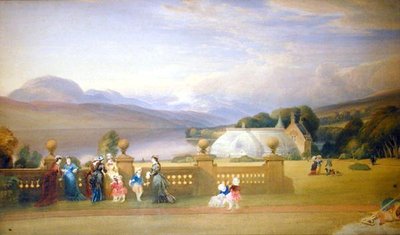 Mr. Muirs Garten am Gareloch von William Leighton Leitch