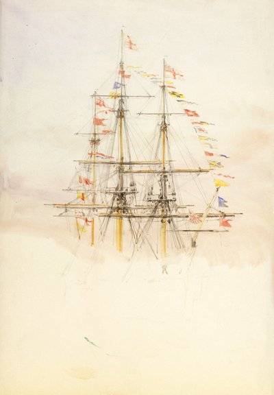 Masten der HMS 