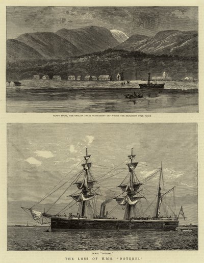 Der Verlust der H.M.S. Doterel von William Lionel Wyllie