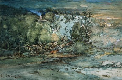 Grenzhütte, 1894 von William Louis Sonntag