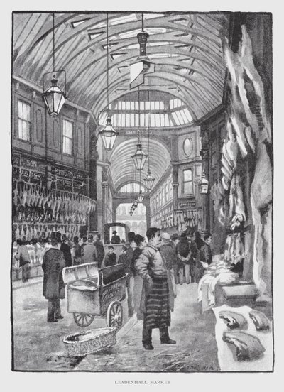 Leadenhall Market von William Luker