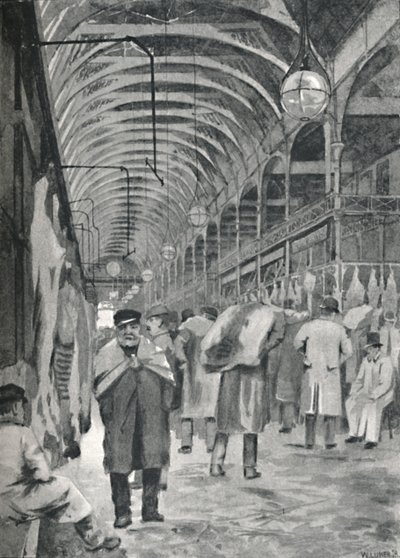 Der Metropolitan Fleischmarkt, Smithfield, 1891 von William Luker