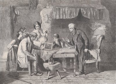 Großvaters Porträt, aus Illustrated London News, 4. Januar 1862 von William Luson Thomas