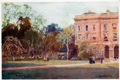 Der Hirschpark, Magdalen College, Neue Gebäude von William Matthison