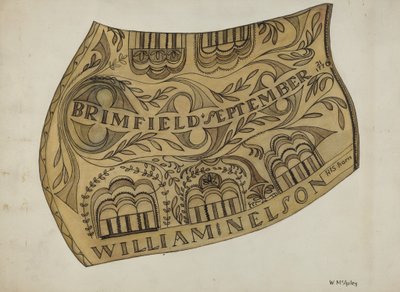 Pulverhorn, ca. 1937 von William McAuley