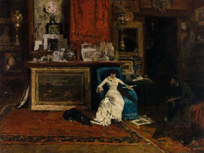 Léonard Renoir, der Vater des Künstlers von William Merritt Chase