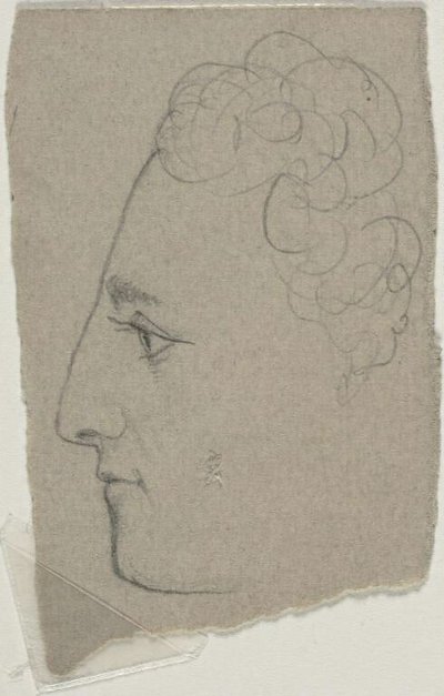 Profilschskizze von William Michael Harnett