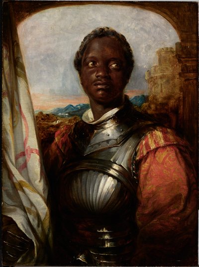 Ira Aldridge in der Rolle des Othello von Shakespeare von William Mulready