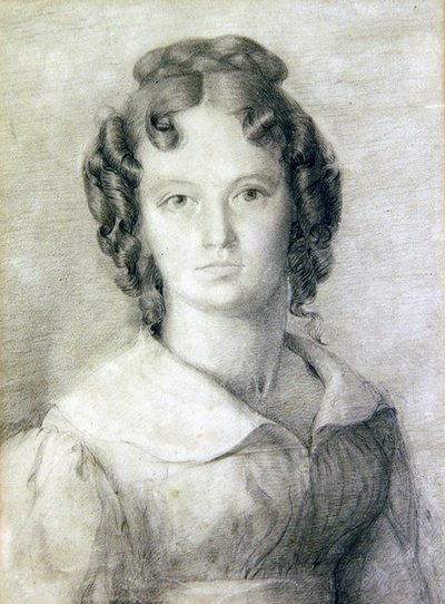 Porträt von Charlotte Rolfe (Büste) von William Mulready
