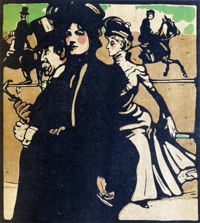 Ein Tag auf der Rennbahn, Illustration aus 