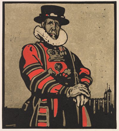 Londoner Typen: Yeoman Warder von William Nicholson