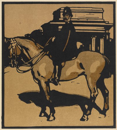 Londoner Typen: Polizist (Constitution Hill) von William Nicholson