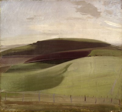 Auf den Downs (Wiltshire Landschaft) 1924 von William Nicholson