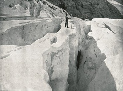 Die Rockies: Asulkan-Gletscher, Hermit Range, Kanada, 1895 von William Notman and Son