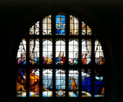 Detail des Kapellenfensters, das 