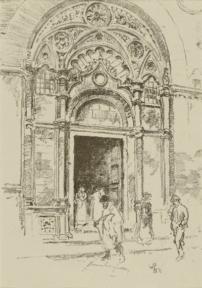 Tür bei San Michele von William Penhallow Henderson