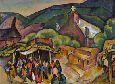 Festtag: San Juan Pueblo von William Penhallow Henderson