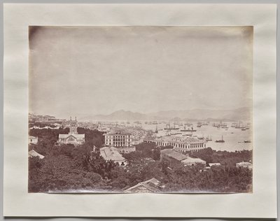 Ohne Titel (Gesamtansicht von Hongkong vom Skandalpunkt nach Westen blickend) von William Pryor Floyd