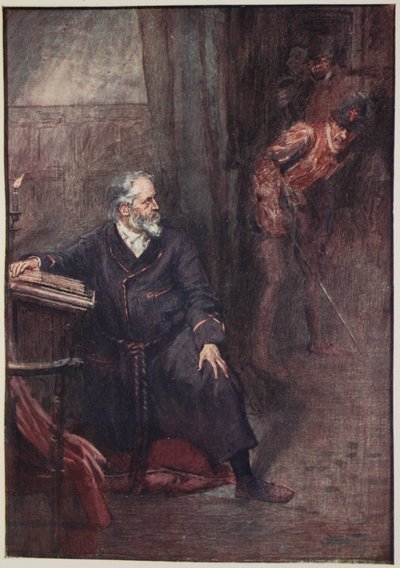 Admiral Coligny war einer der Ersten, der starb, Illustration aus 