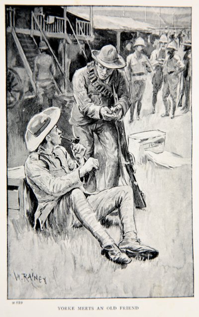 Yorke trifft einen alten Freund, eine Illustration aus 