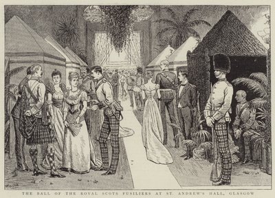Der Ball der Royal Scots Fusiliers in der St. Andrew