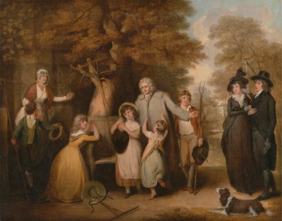 Der wohlwollende Erbe oder der Mieter, der zu seiner Familie zurückkehrt von William Redmore Bigg