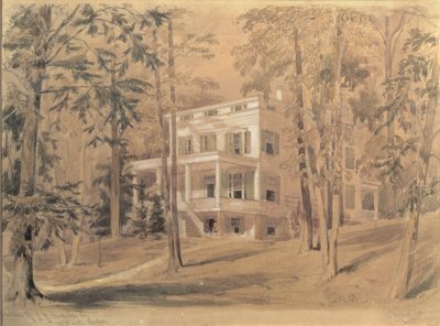 Das Haus von John James Audubon, New York von William Rickarby Miller