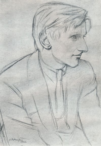 Edmund Charles Blunden 1896-1974 von William Rothenstein