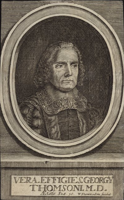 George Thomson, ein englischer Arzt, medizinischer Schriftsteller und Pamphletist von William Sherwin