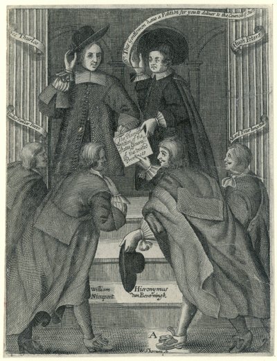 Das Einreichen einer Petition an den englischen Staatssekretär, ca. 1654 von William Sherwin