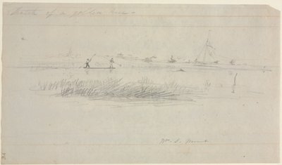 Aalstechen in Setauket, Long Island, New York von William Sidney Mount