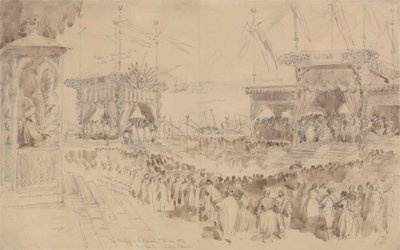Die Segnung des Suezkanals, 16. November 1869 von William Simpson