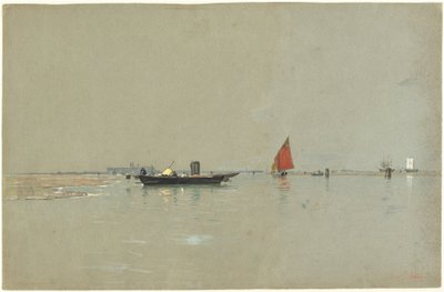 Eine venezianische Lagune von William Stanley Haseltine