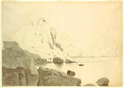 Ansicht von Capri, Italien, mit der Südküste und den Faraglione, ca. 1865 von William Stanley Haseltine