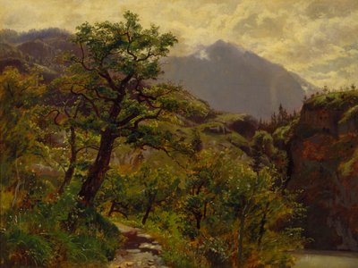 Schwyz in der Nähe von Brunnen von William Stanley Haseltine