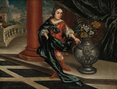 Junger Mann auf einer Terrasse, um 1730 von William Stephen Coleman