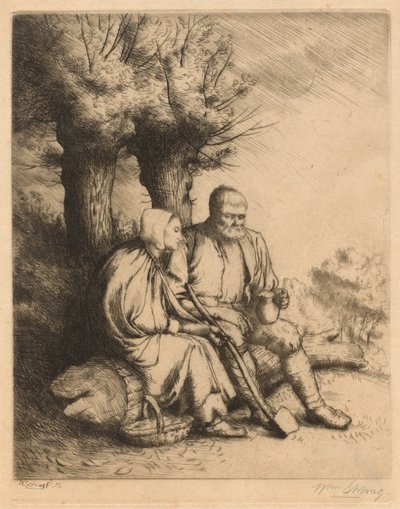 Der Holzfäller von William Strang