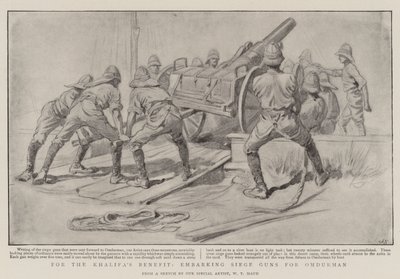 Zum Nutzen des Khalifen, Einschiffung von Belagerungsgeschützen für Omdurman von William T. Maud