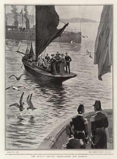 Die Kreuzfahrt des Königs, Serenaden vor Ramsey von William T. Maud
