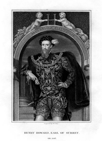 Henry Howard, Earl of Surrey, englischer Aristokrat und Dichter, 1829 von William Thomas Fry