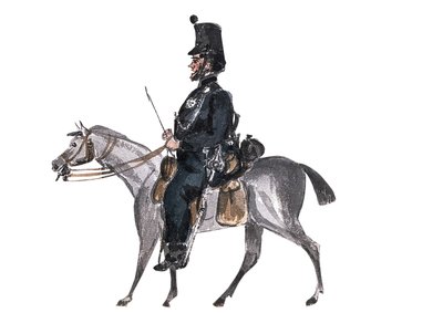 Dr. S der Rifle Brigade, auf dem Marsch von William Thomas Markham