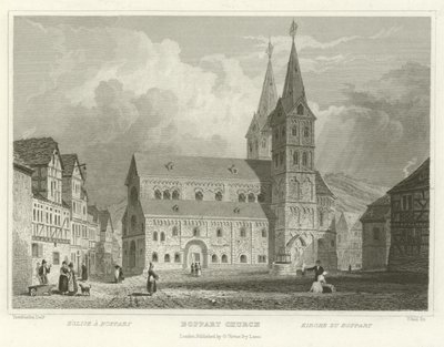 Kirche von Boppart von William Tombleson