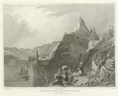 Braubach und die Marksburg von William Tombleson
