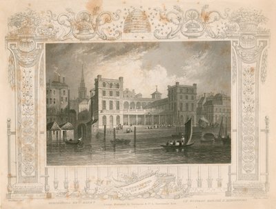 Neuer Hungerford-Markt, London von William Tombleson